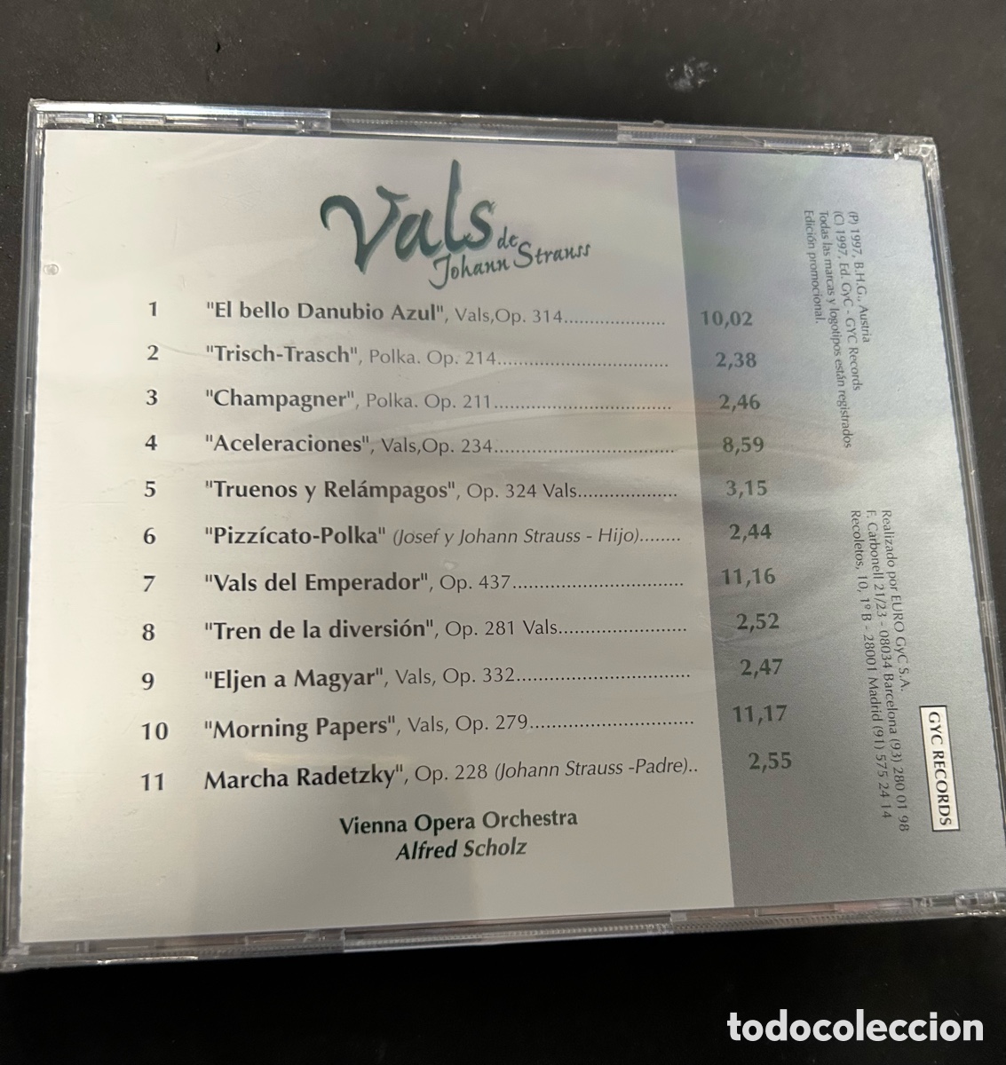 CDs de m&uacute;sica: VALS DE JOHANN STRAUSS CD - Foto 2