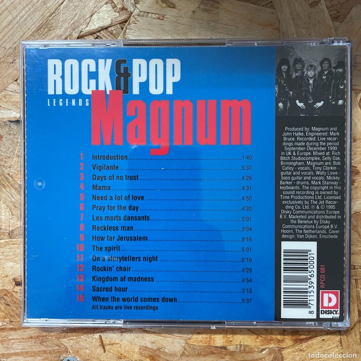 CDs de m&uacute;sica: CD - Magnum &ndash; Rock & Pop Legends - Foto 2