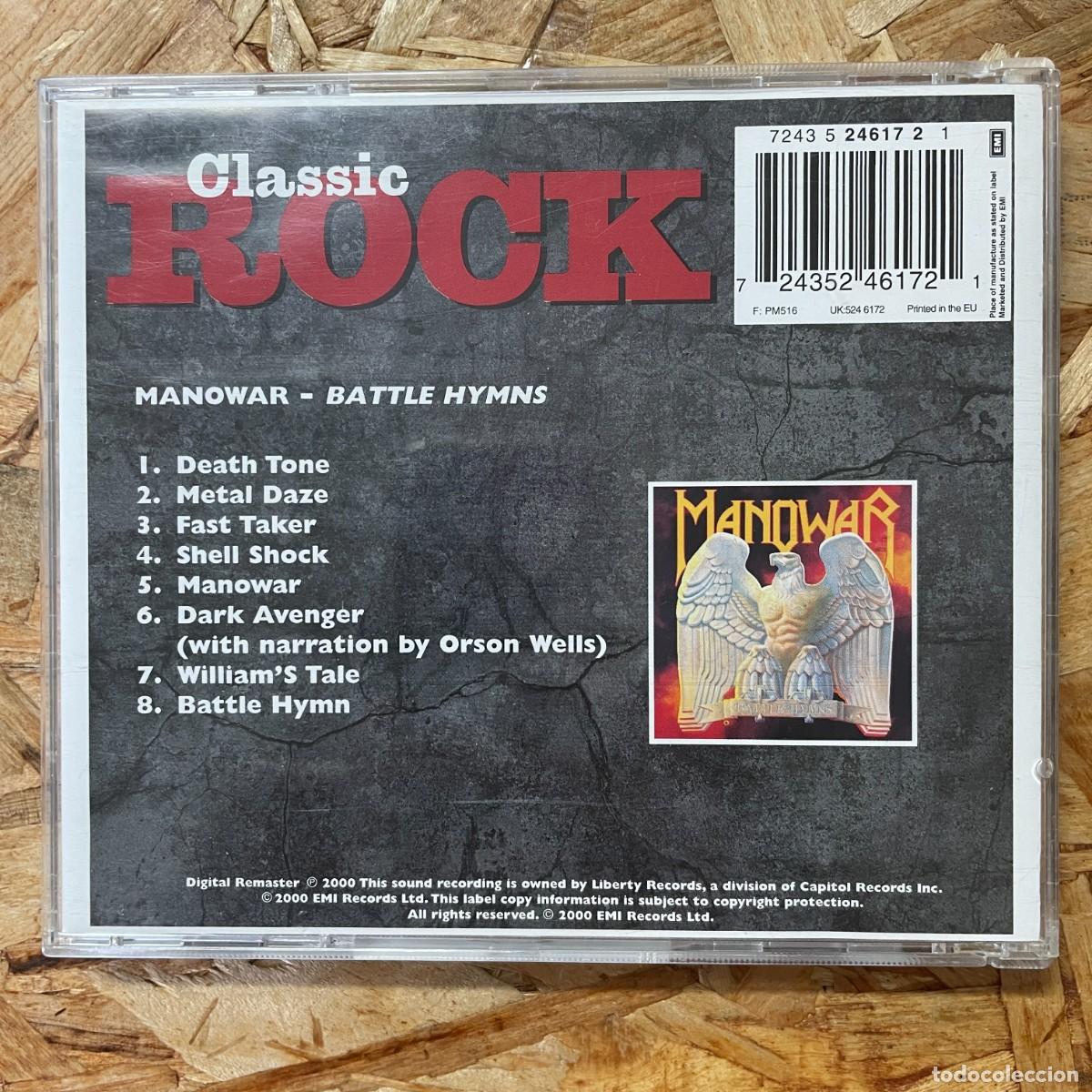 CDs de m&uacute;sica: CD - Manowar &ndash; Battle Hymns - Foto 2