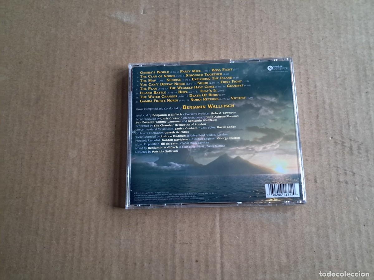 CDs de m&uacute;sica: BANDA SONORA - GAMBA ( BENJAMIN WALLFISCH ) CD 2015 - Foto 3