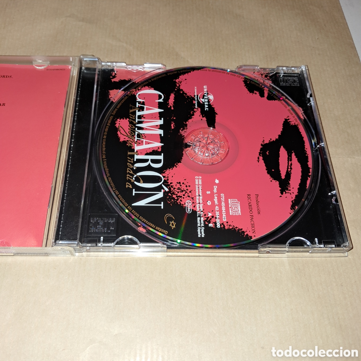 CDs de m&uacute;sica: Camaron, Antologia inevitable Compact disc - Foto 2