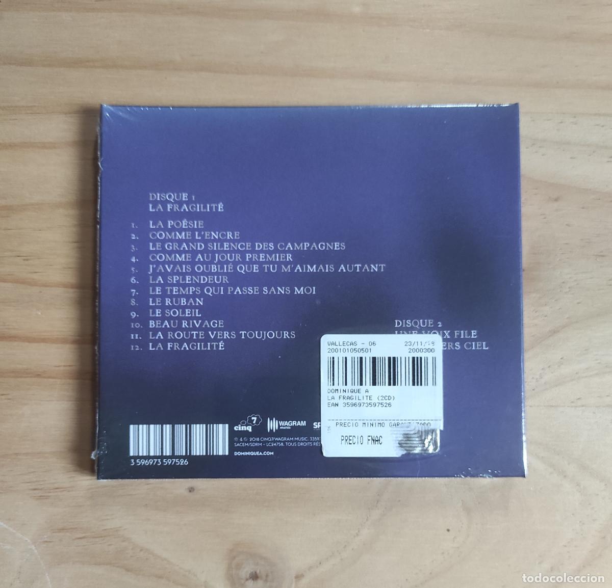 CDs de m&uacute;sica: Dominique A - La fragilité (2018) 2CD Nuevo - Foto 2
