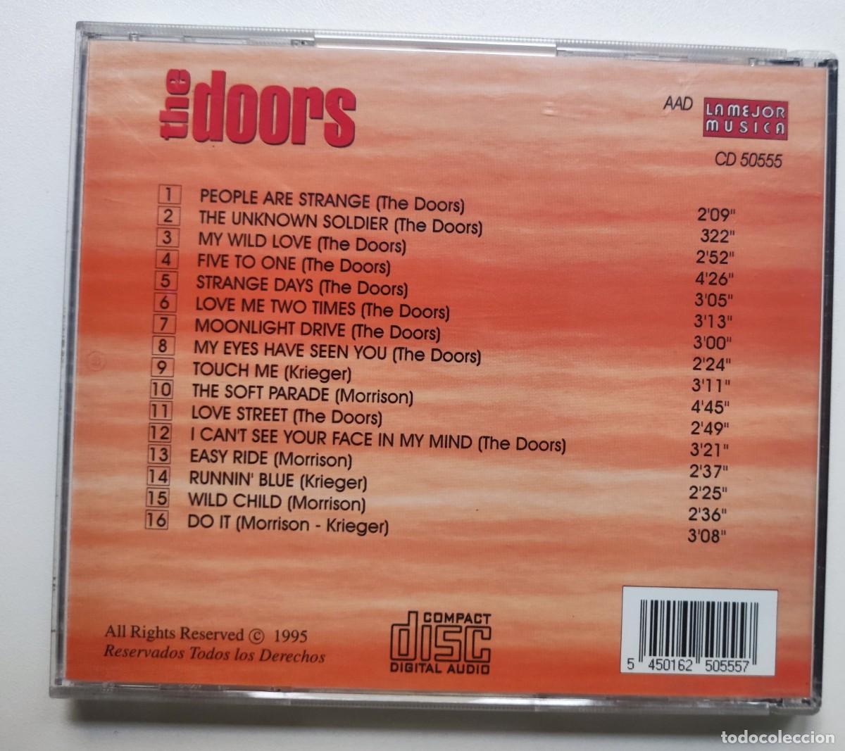 CDs de m&uacute;sica: CD 1995 - THE DOORS / PEOPLE ARE STRANGE - - Foto 5