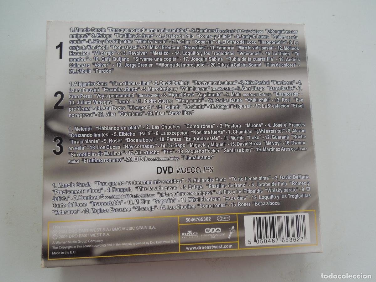 CDs de m&uacute;sica: LOS EXITOS DEL A&Ntilde;O 2004 - BMG - 3CD,S+DVD - Foto 7