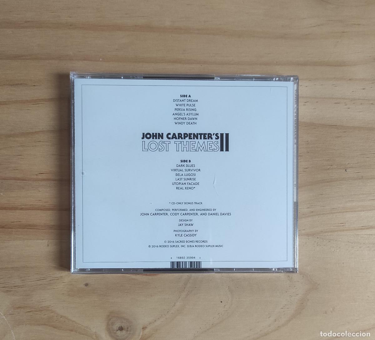 CDs de m&uacute;sica: John Carpenter - Lost Themes II (2016) CD Nuevo - Foto 2
