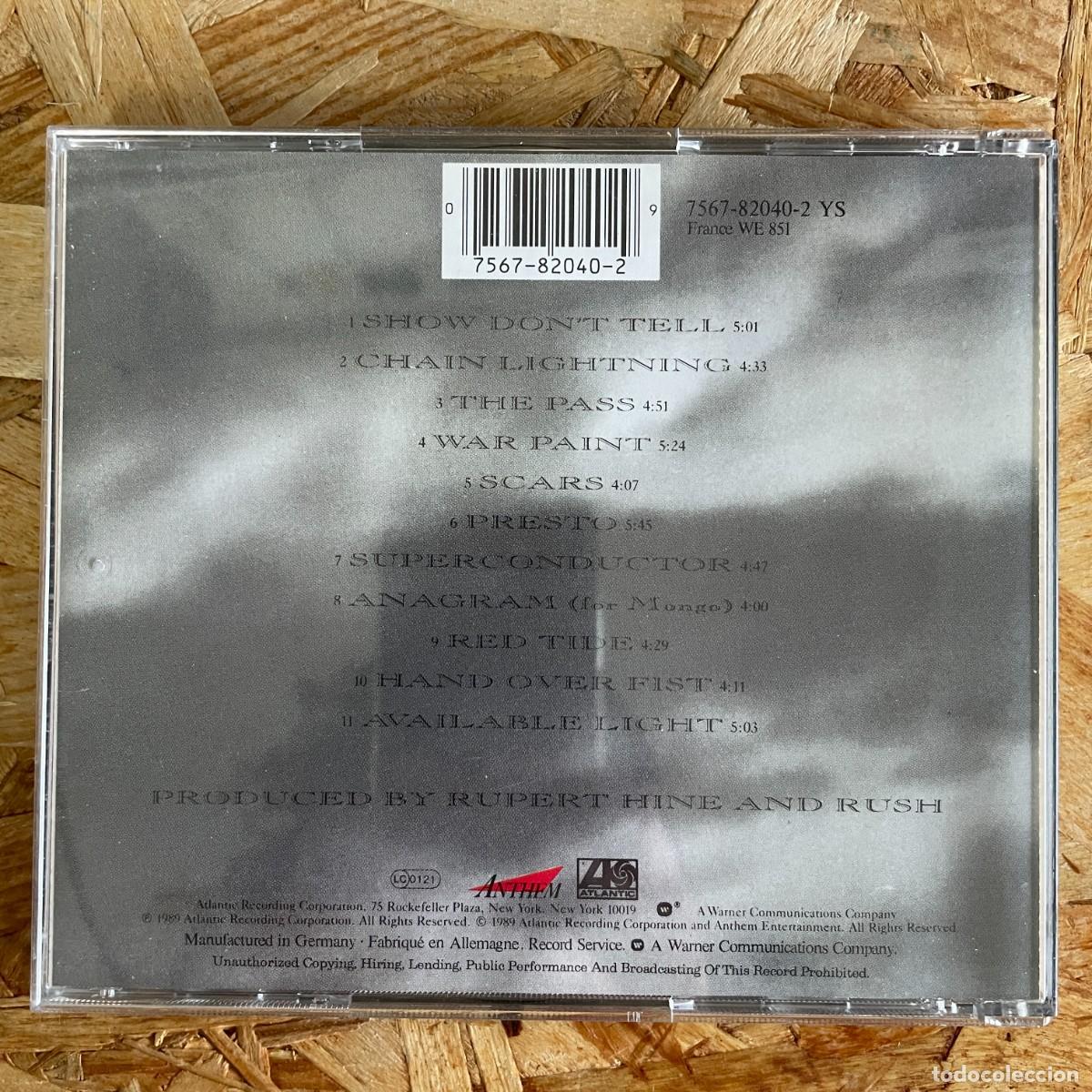 CDs de m&uacute;sica: CD - Rush &ndash; Presto (Prog Rock) - Foto 2
