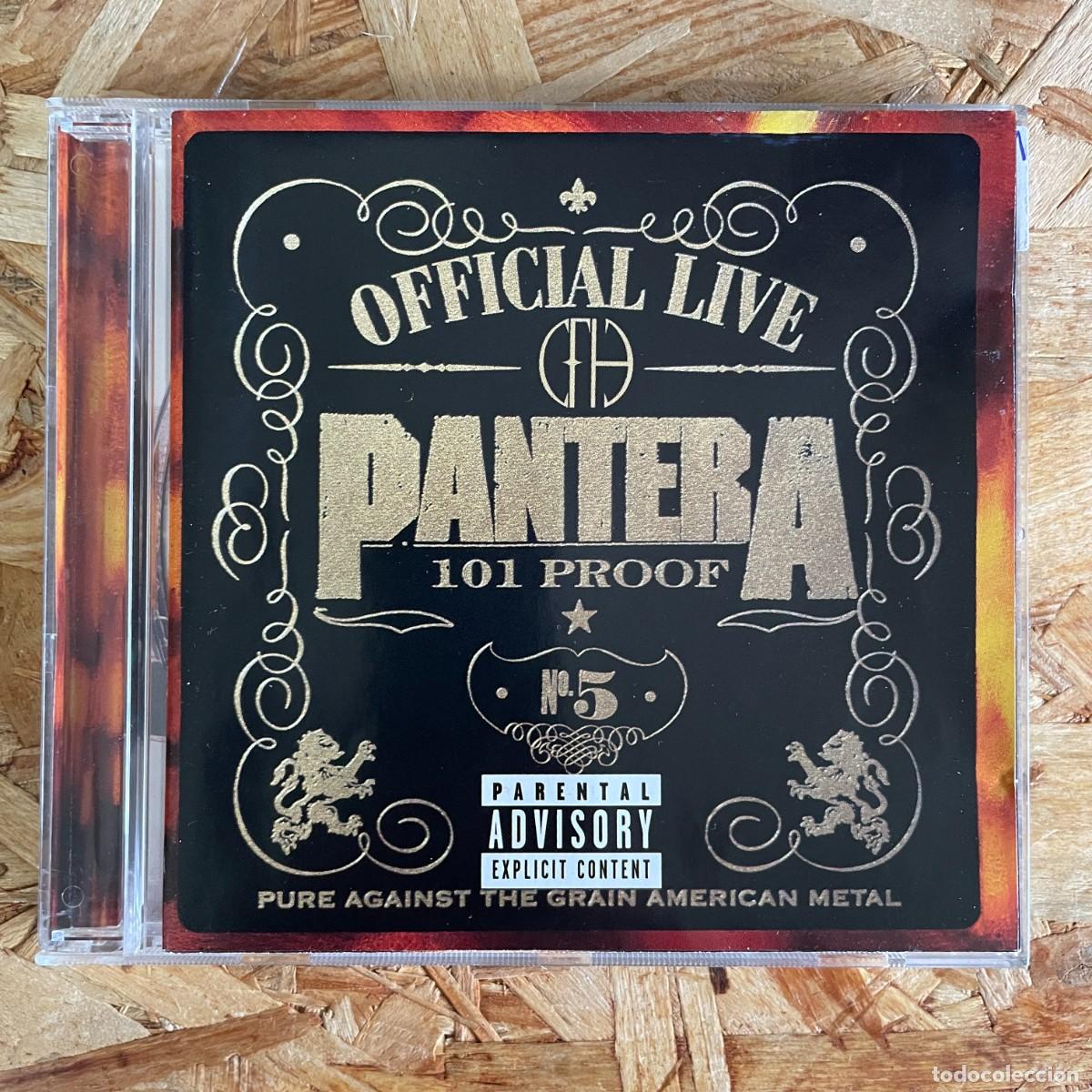 CDs de m&uacute;sica: CD -Pantera &ndash; Official Live: 101 Proof - Foto 1