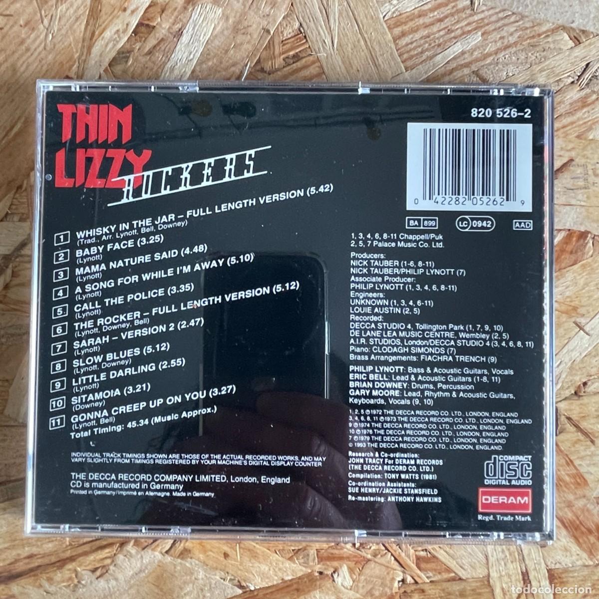 CDs de m&uacute;sica: CD - Thin Lizzy &ndash; Rockers - Foto 2