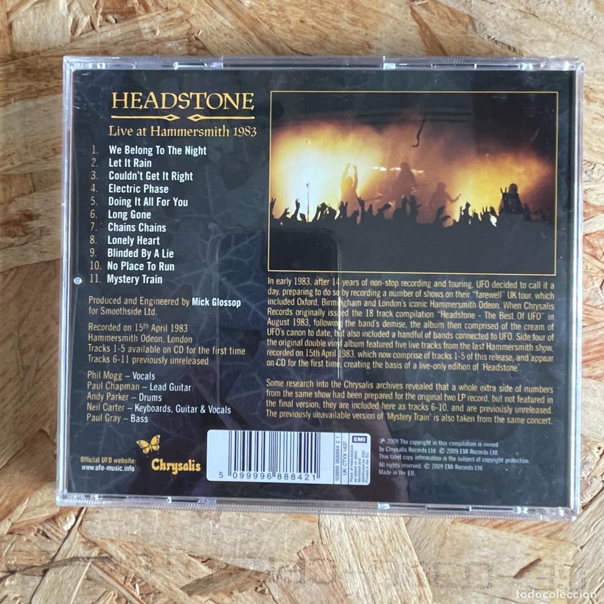 CDs de m&uacute;sica: CD - UFO &ndash; Headstone: Live At Hammersmith 1983 - Foto 2