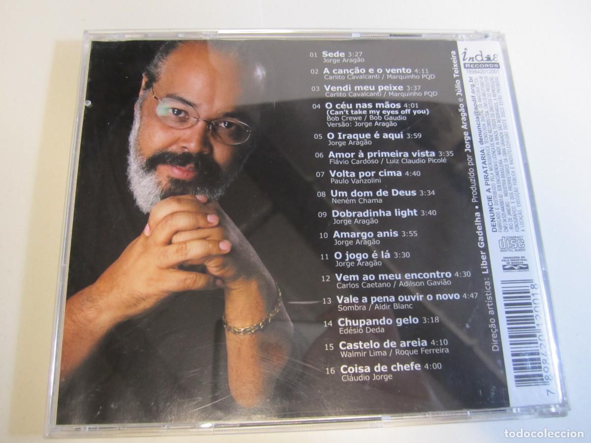 CDs de m&uacute;sica: CD Jorge Aragao- Da noite pro dia - Foto 4