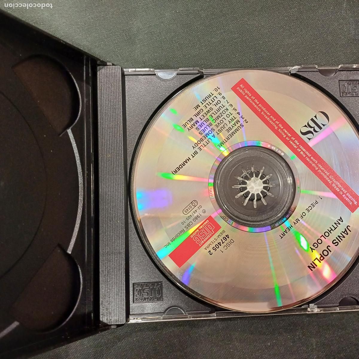 CDs de m&uacute;sica: JANIS JOPLIN/ANTHOLOGY/CD 2 DISCOS. - Foto 2