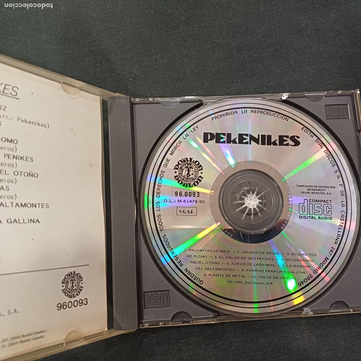 CDs de m&uacute;sica: PEKENIKES/PALOMITAS DE MAIZ/CD. - Foto 2