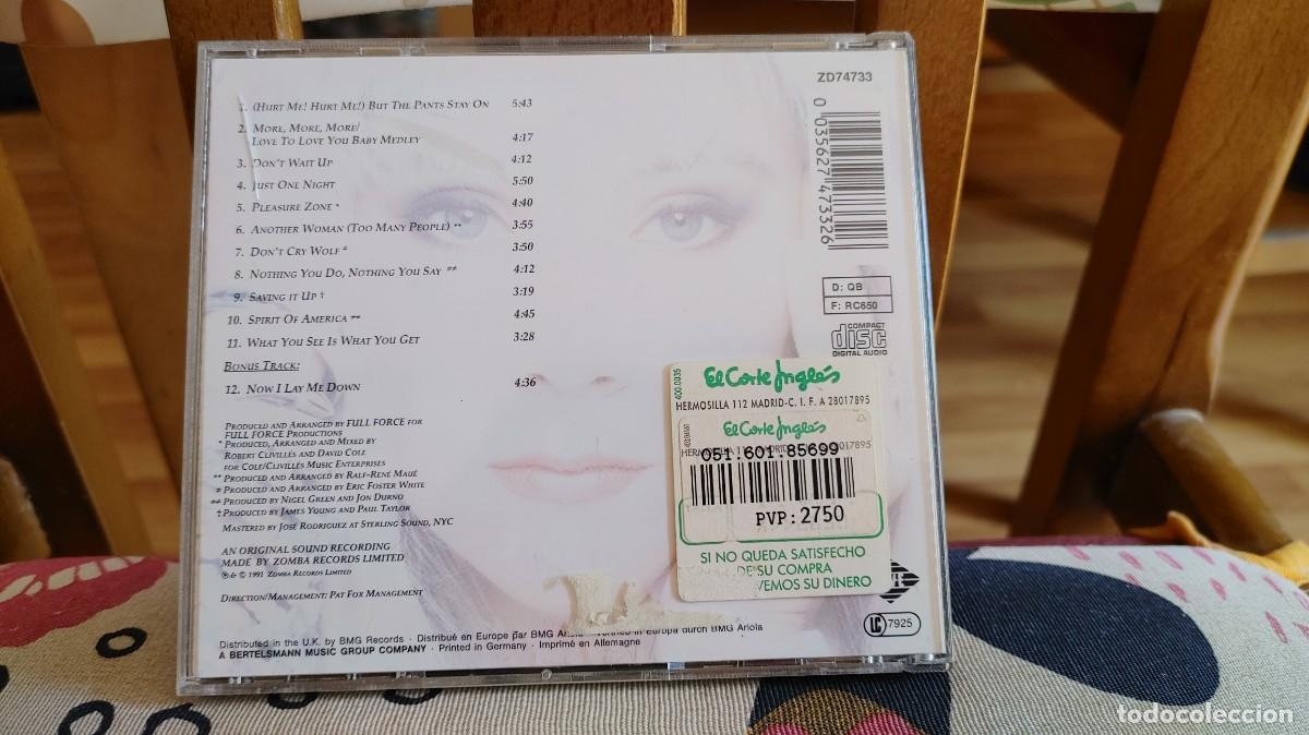 CDs de m&uacute;sica: SAMANTHA FOX-CD JUST ONE NIGHT - Foto 3