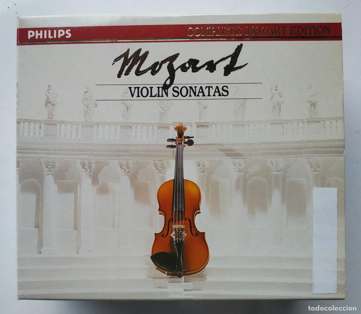 CDs de m&uacute;sica: CD COMPLETE MOZART EDITION VIOLIN SONATAS - Foto 1