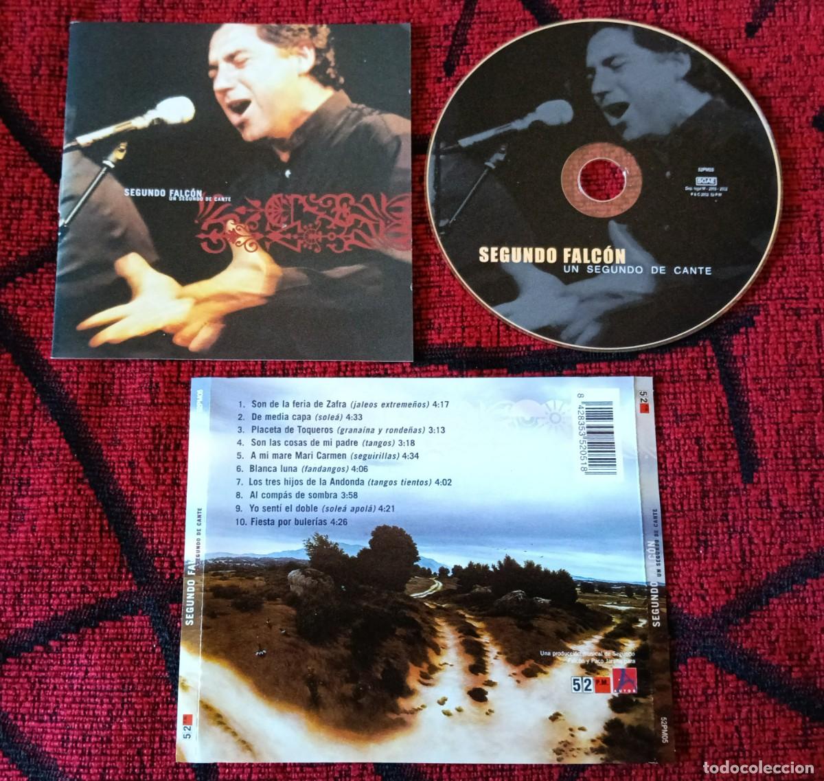 CDs de m&uacute;sica: SEGUNDO FALCON ** Un Segundo De Cante ** CD 2002 - Foto 1