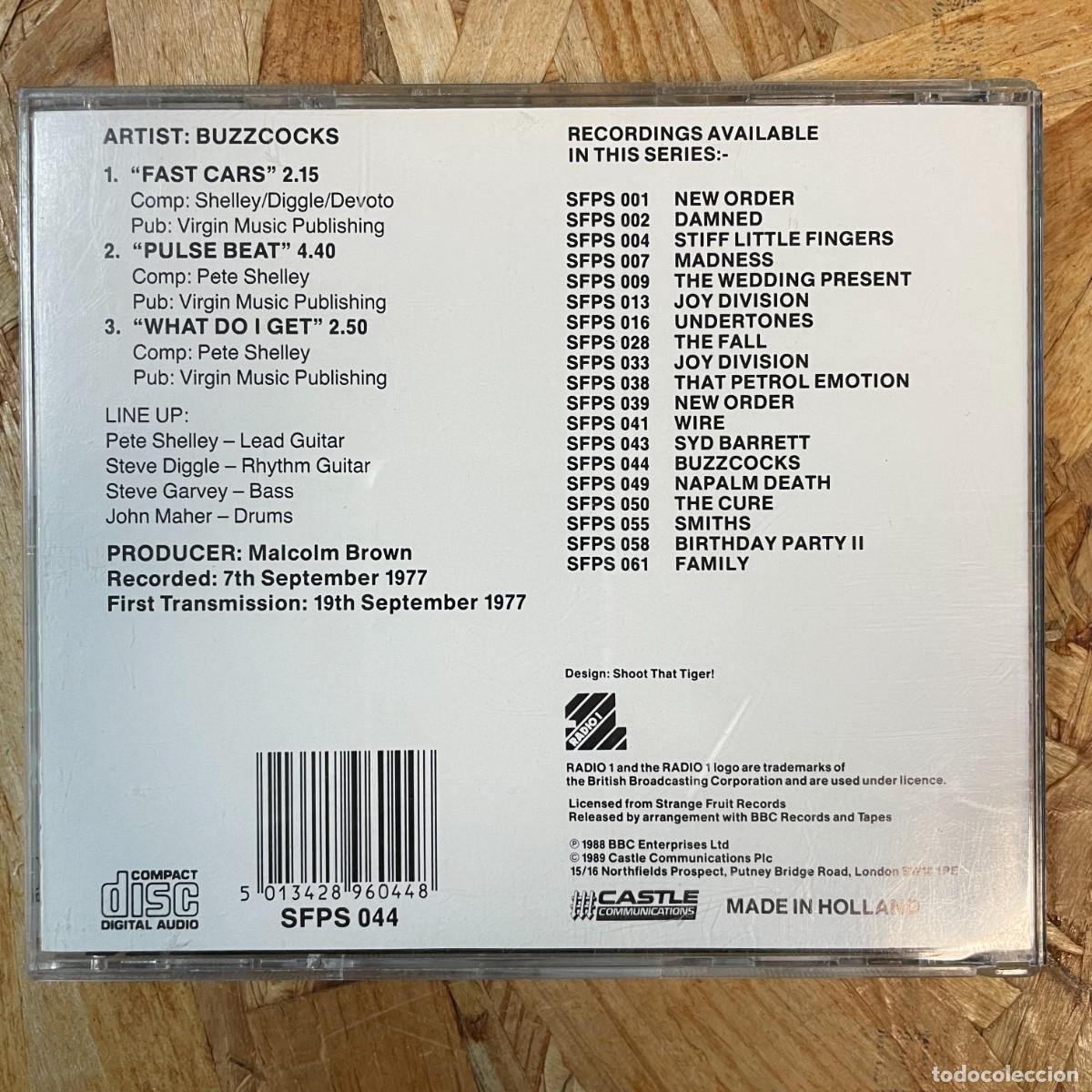 CDs de m&uacute;sica: CD - Buzzcocks &ndash; The Peel Sessions - Foto 2