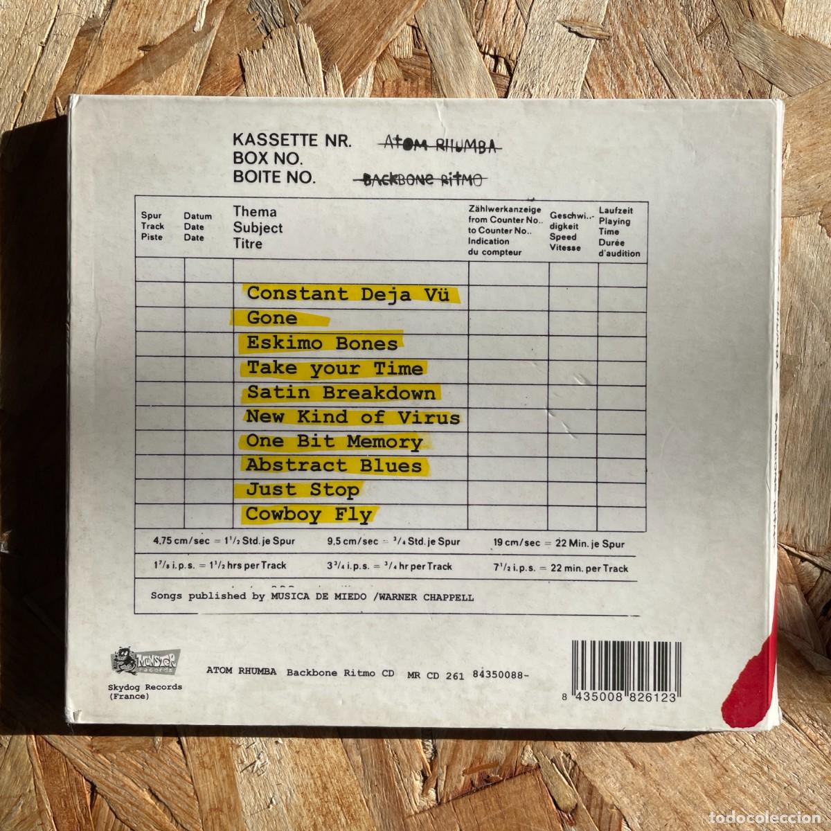 CDs de m&uacute;sica: CD - Atom Rhumba &ndash; Backbone Ritmo - Foto 2