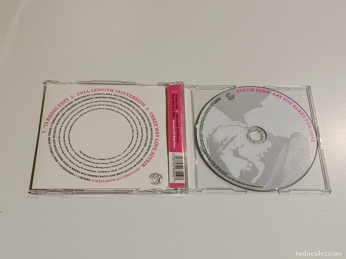 CDs de m&uacute;sica: Lote 2 cd single Elton John - Foto 3