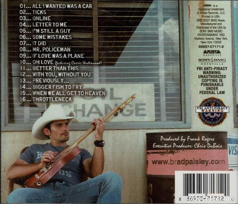 CDs de m&uacute;sica: Brad Paisley - 5th Gear. CD - Foto 2