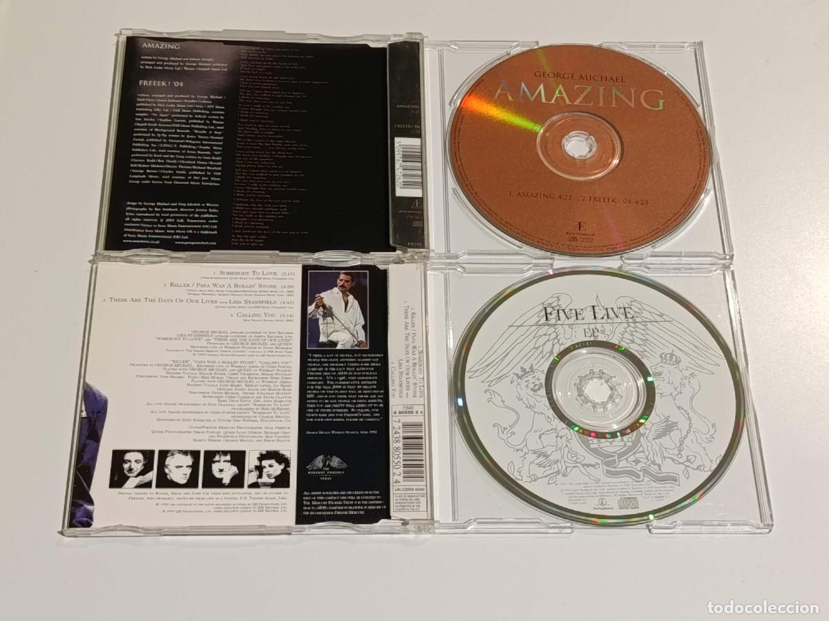 CDs de m&uacute;sica: Lote 2 cd single George Michael - Foto 2