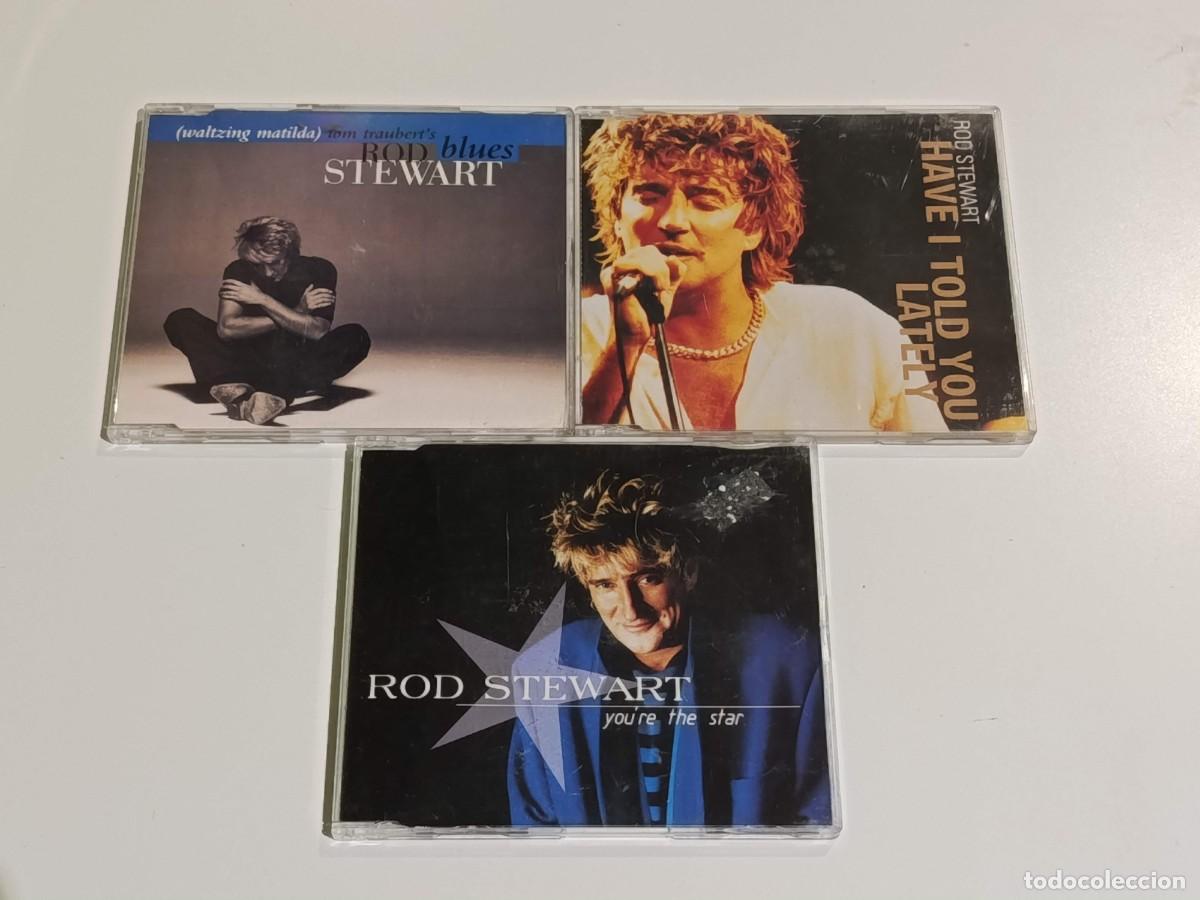 CDs de m&uacute;sica: Lote 3 cd single Rod Stewart - Foto 1