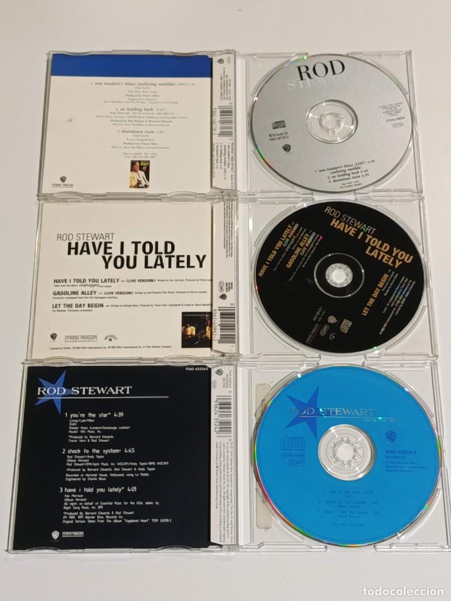 CDs de m&uacute;sica: Lote 3 cd single Rod Stewart - Foto 2