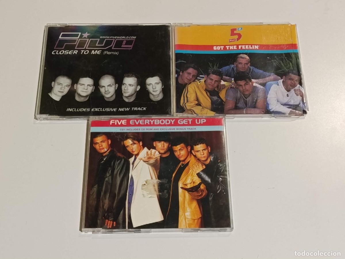 CDs de m&uacute;sica: Lote 3 cd single Five - Foto 1
