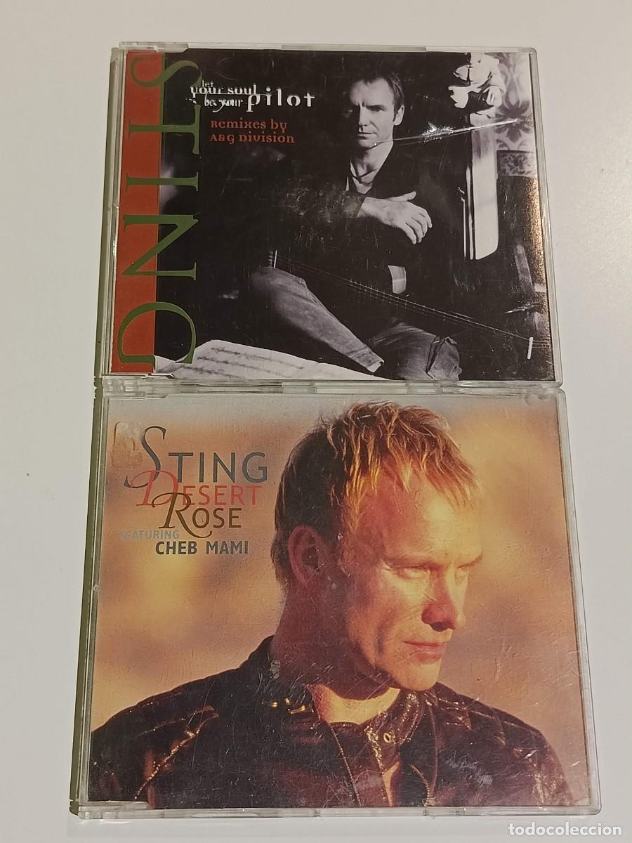 CDs de m&uacute;sica: Lote 2 cd single Sting - Foto 1