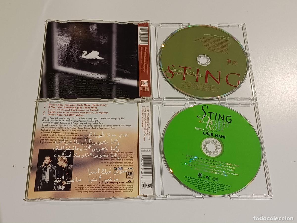 CDs de m&uacute;sica: Lote 2 cd single Sting - Foto 2