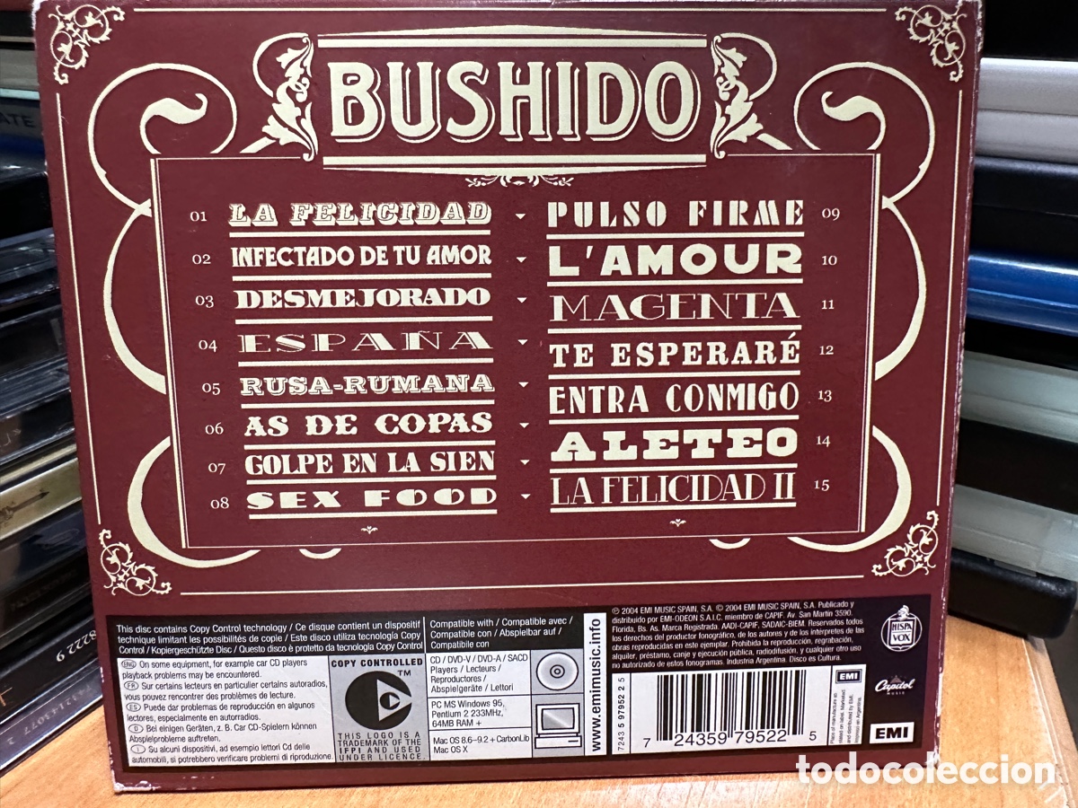 CDs de m&uacute;sica: Bushido - Bushido (CD) - Foto 2