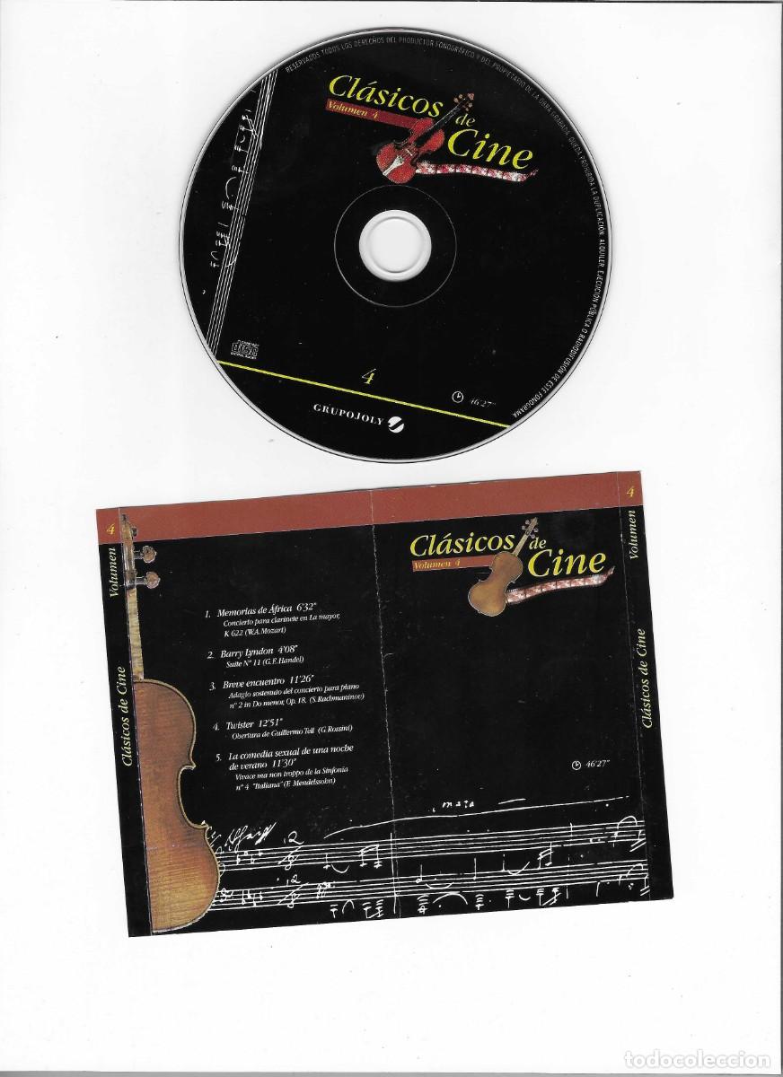 CDs de m&uacute;sica: CLASICOS DE CINE. VOLUMEN 4 - Foto 1