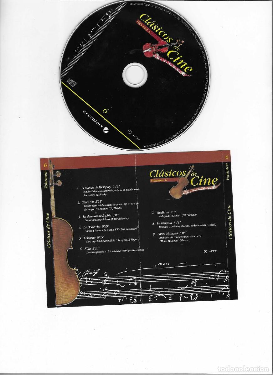 CDs de m&uacute;sica: CLASICOS DE CINE. VOLUMEN 6 - Foto 1