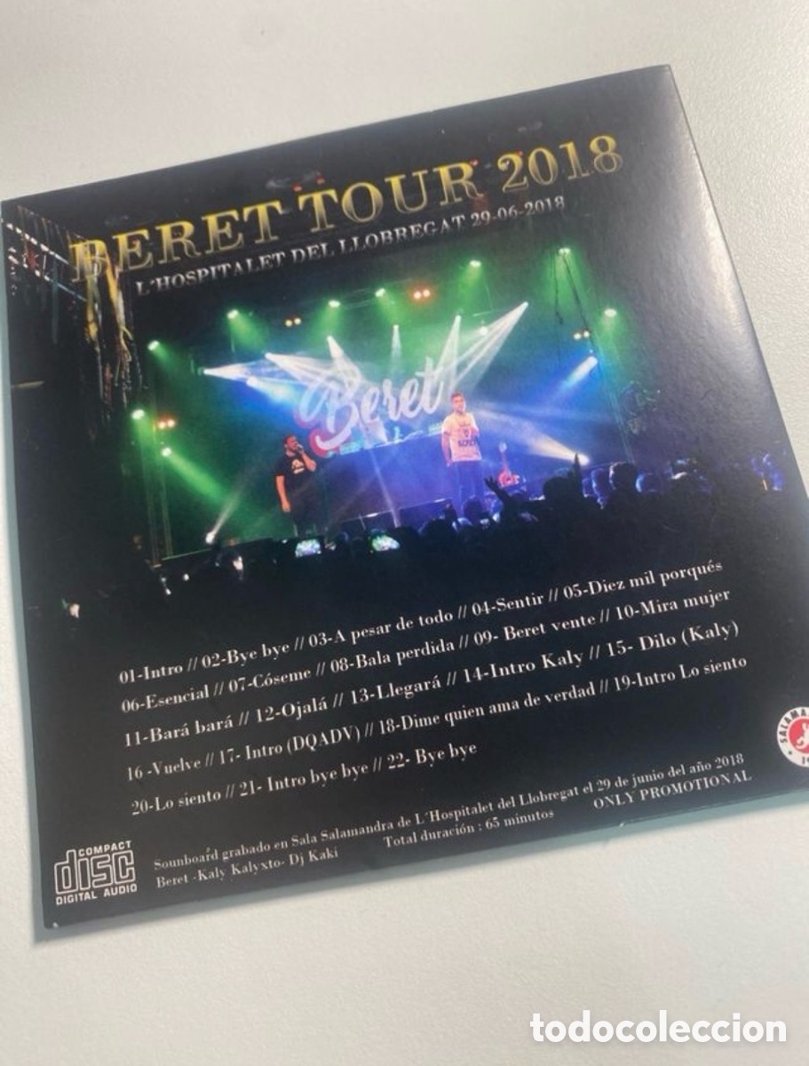 CDs de m&uacute;sica: Beret ( Live in Salamandra) - Foto 2
