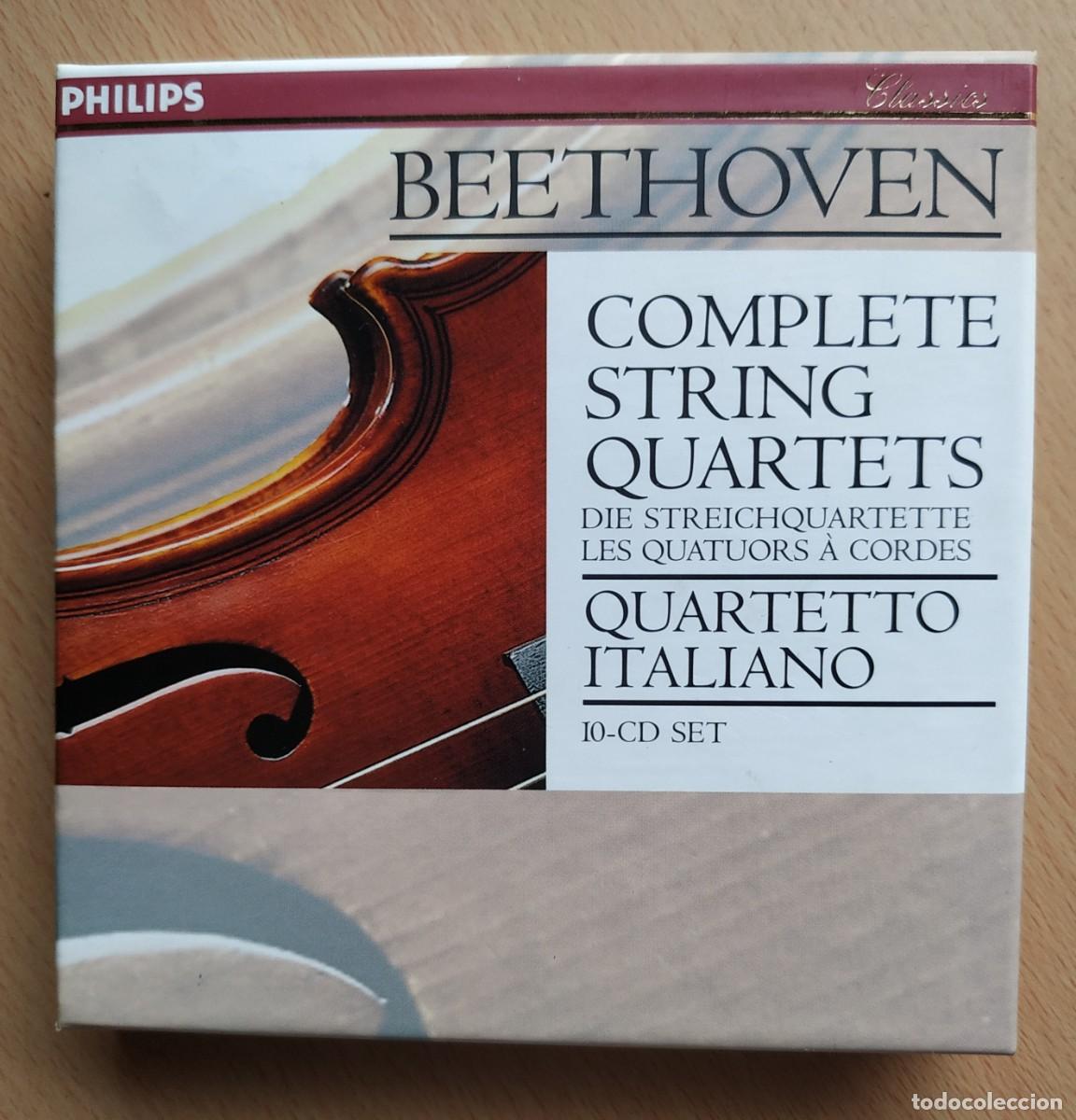 CDs de m&uacute;sica: CD BEETHOVEN COMPLETE STRING QUARTETS - 10 CDS - Foto 1