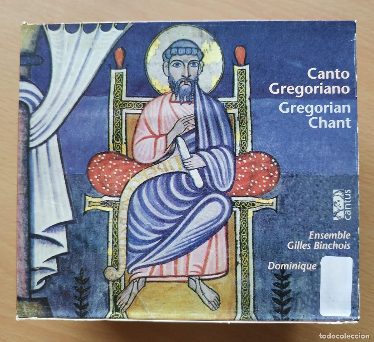CDs de m&uacute;sica: CD CANTO GREGORIANO GILLES BINCHOIS - Foto 1