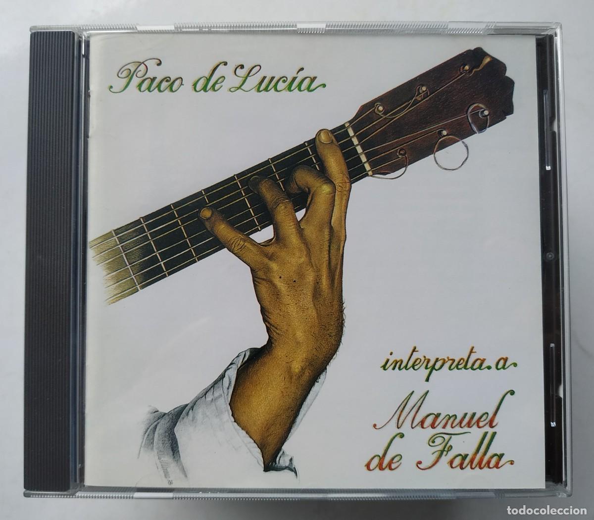 CDs de m&uacute;sica: CD PACO DE LUCIA - INTERPRETA A MANUEL DE FALLA - Foto 1