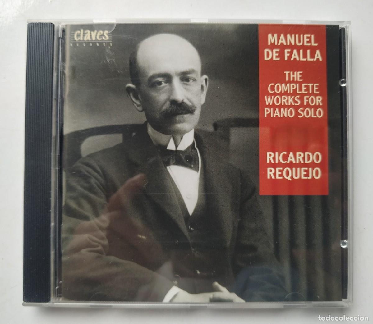 CDs de m&uacute;sica: CD MANUEL DE FALLA THE COMPLETE WORKS FOR PIANO SOLO - Foto 1