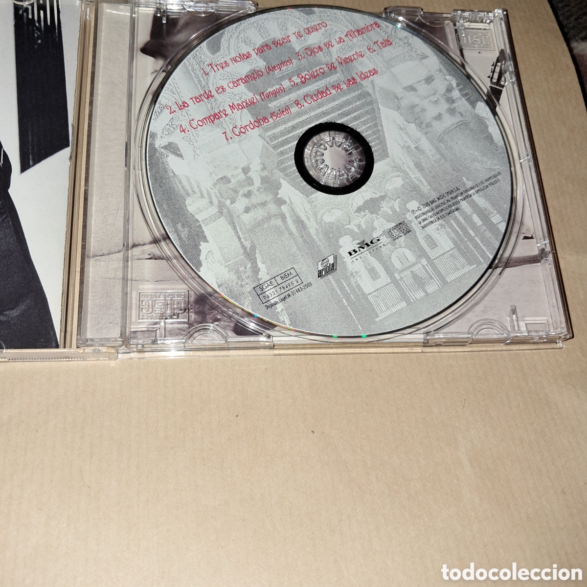 CDs de m&uacute;sica: Vicente Amigo, Ciudad de las ideas, Compact disc - Foto 2
