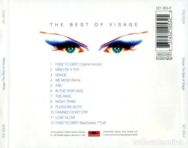 CDs de m&uacute;sica: Visage - Fade to grey - Foto 2