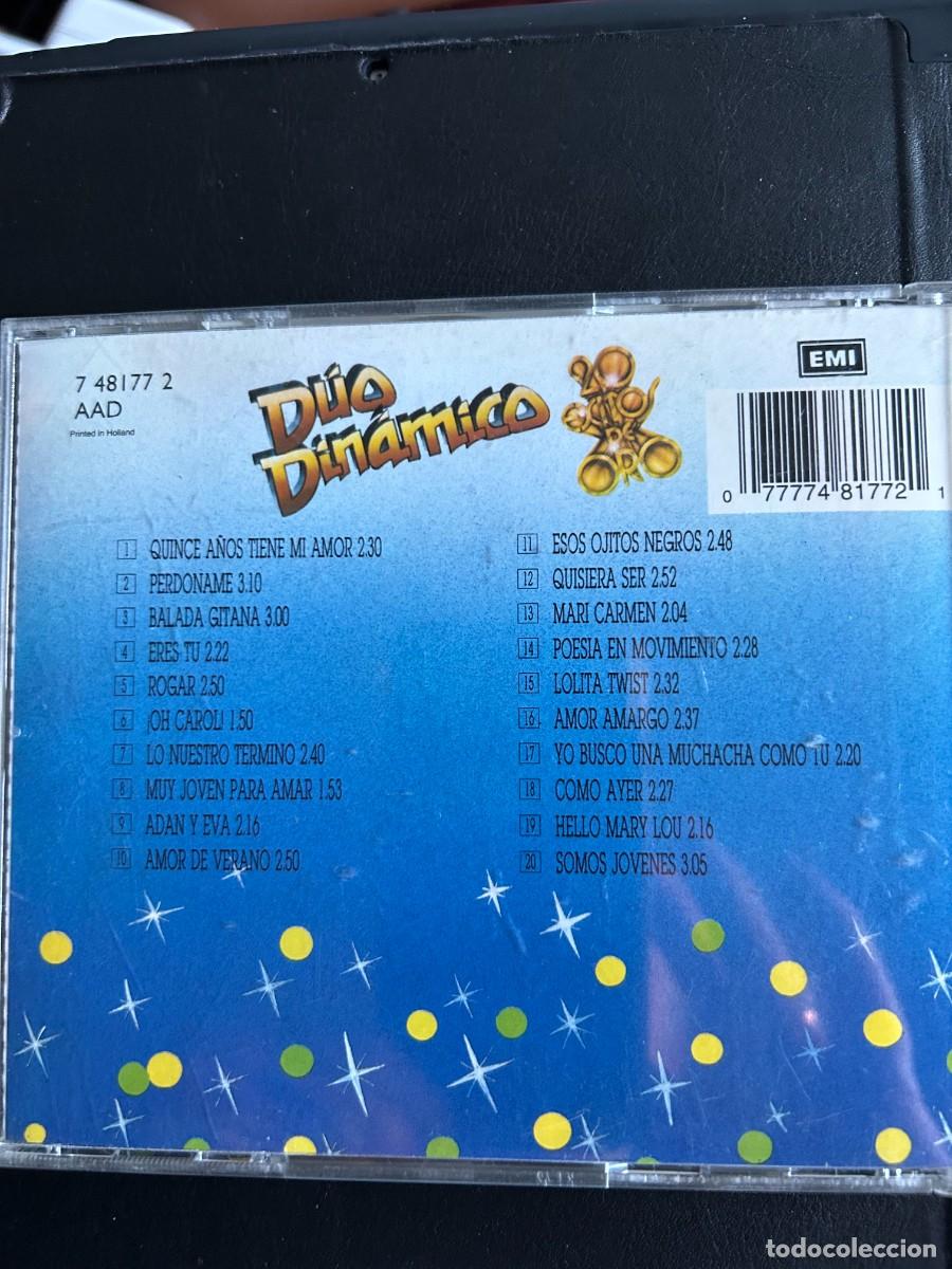 CDs de m&uacute;sica: DUO DINAMICO 20 EXITOS DE ORO - Foto 2