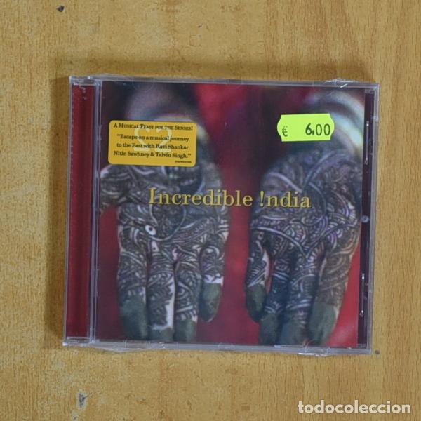 CDs de m&uacute;sica: VARIOS - INCREDIBLE INDIA - CD - Foto 1