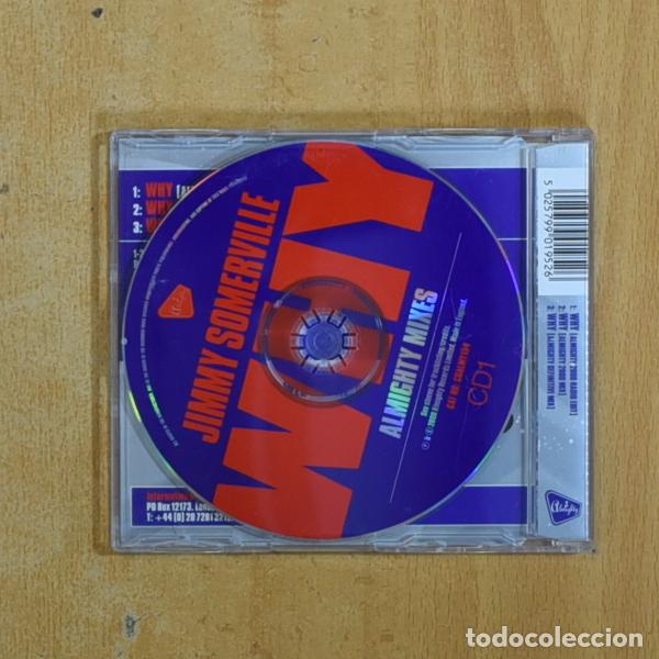 CDs de m&uacute;sica: JIMMY SOMERVILLE - WHY - CD SINGLE - Foto 2
