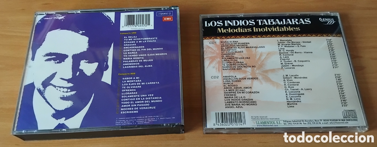 CDs de m&uacute;sica: Lucho Gatica, Indios Trabajaras 4CDs lote - Foto 2
