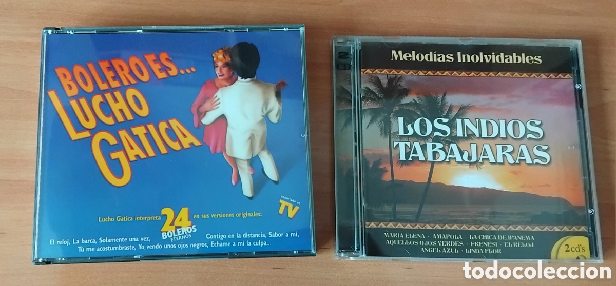 CDs de m&uacute;sica: Lucho Gatica, Indios Trabajaras 4CDs lote - Foto 1