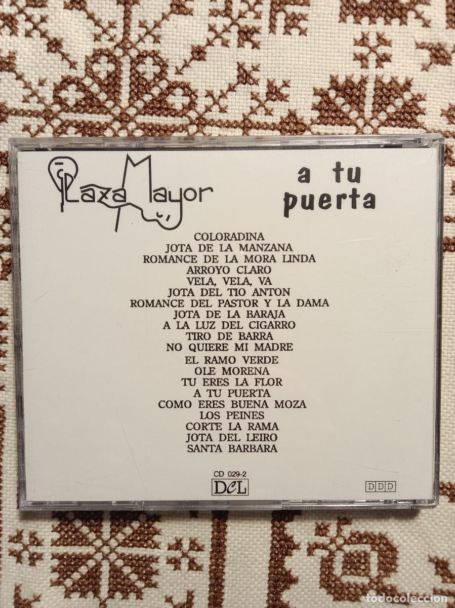 CDs de m&uacute;sica: PLAZA MAYOR - A Tu Puerta - Foto 2