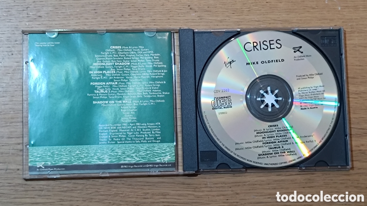 CDs de m&uacute;sica: Mike Oldfield CD Crises - Foto 3