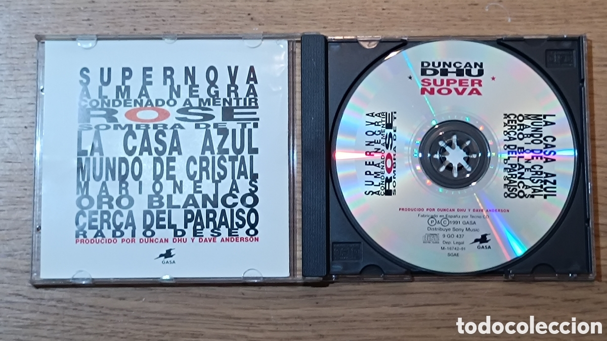 CDs de m&uacute;sica: Duncan Dhu CD Super Nova - Foto 3