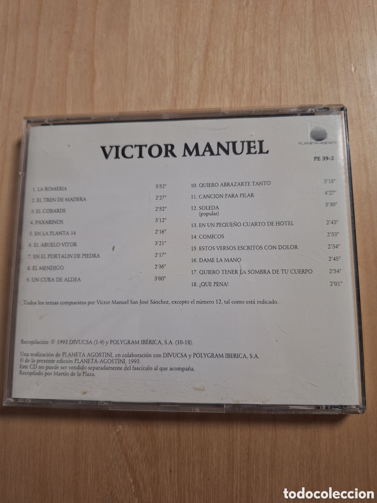 CDs de m&uacute;sica: SCD151 victor manuel CD DE MUSICA - Foto 2