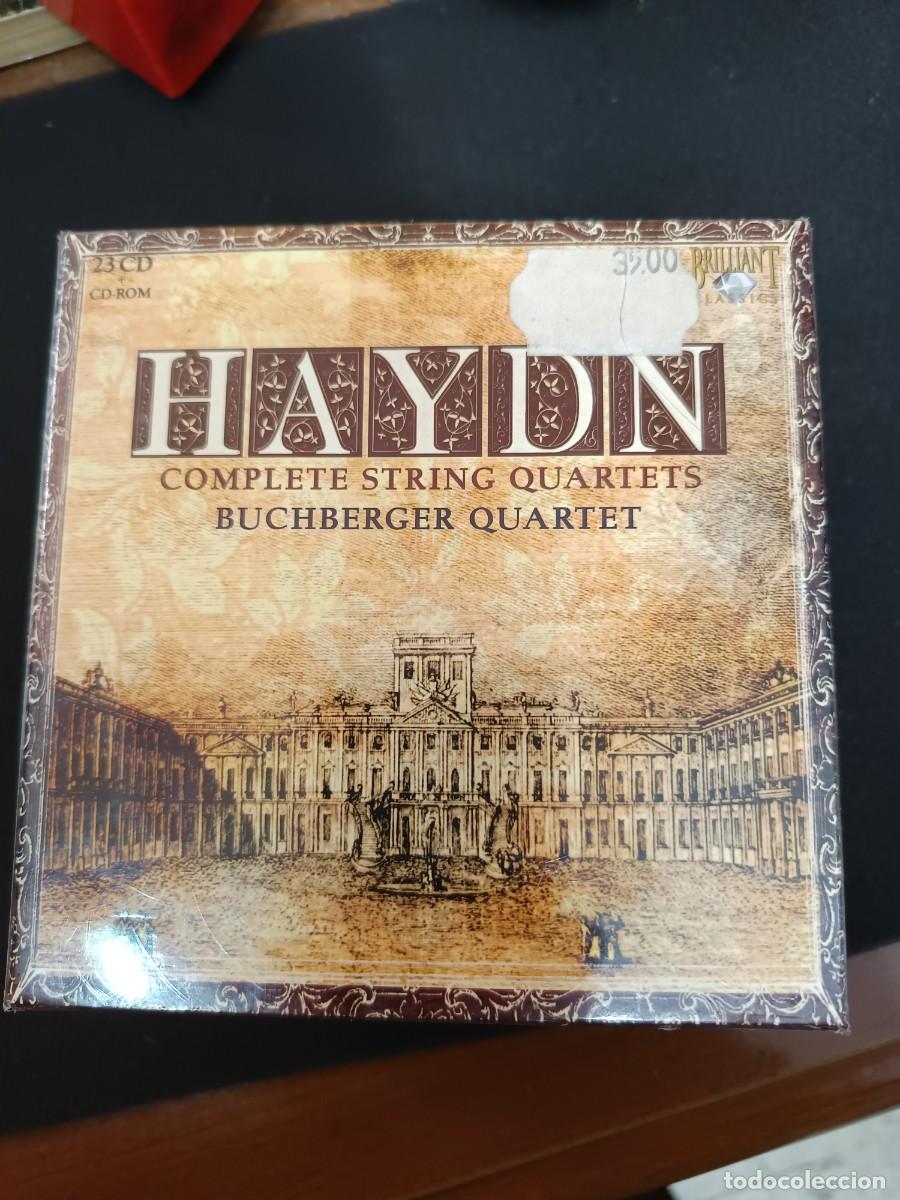 CDs de m&uacute;sica: CD SET/CAJA. 23 CDS + CD-ROM. HAYDN. COMPLETE STRING QUARTETS. BUCHBERGER QUARTET. BRILLIANT - Foto 1