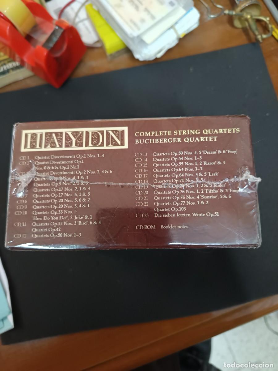CDs de m&uacute;sica: CD SET/CAJA. 23 CDS + CD-ROM. HAYDN. COMPLETE STRING QUARTETS. BUCHBERGER QUARTET. BRILLIANT - Foto 3